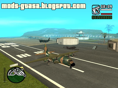 Hercules C-130 FAB (Força Aérea Brasileira) para GTA San Andreas